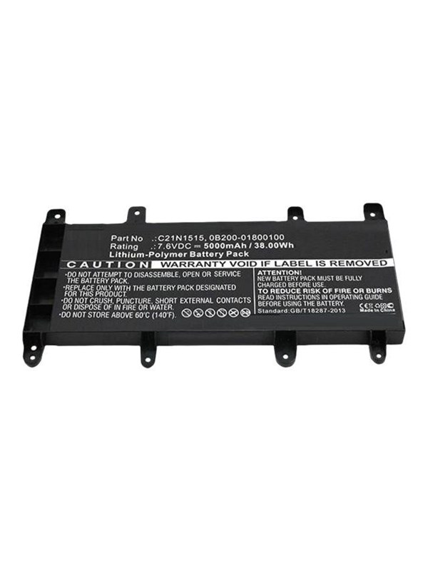k.A. Akku für Asus C21N1515 Li-Pol 7,6 Volt 5000 mAh schwarz