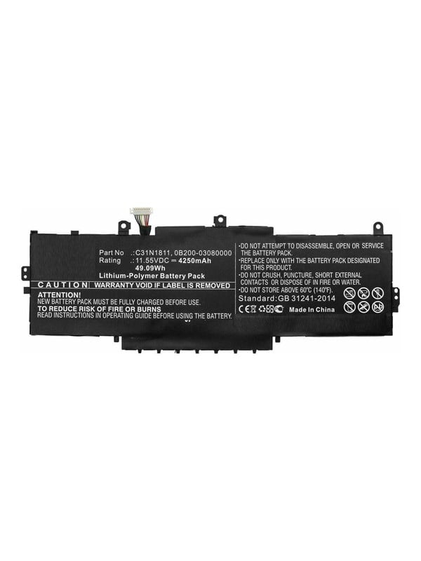 CoreParts - laptop battery - 1155V - Li-pol - 4250 mAh - 4909 Wh