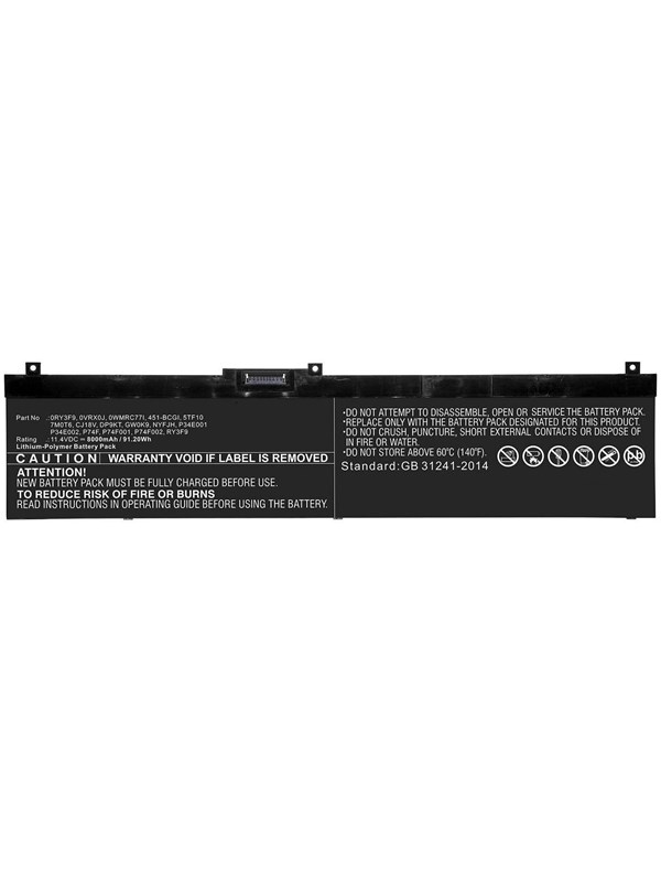 Microspareparts Schwarz Coreparts Dell Laptop-Akku, Mbxde-Ba0217 - Bild 4