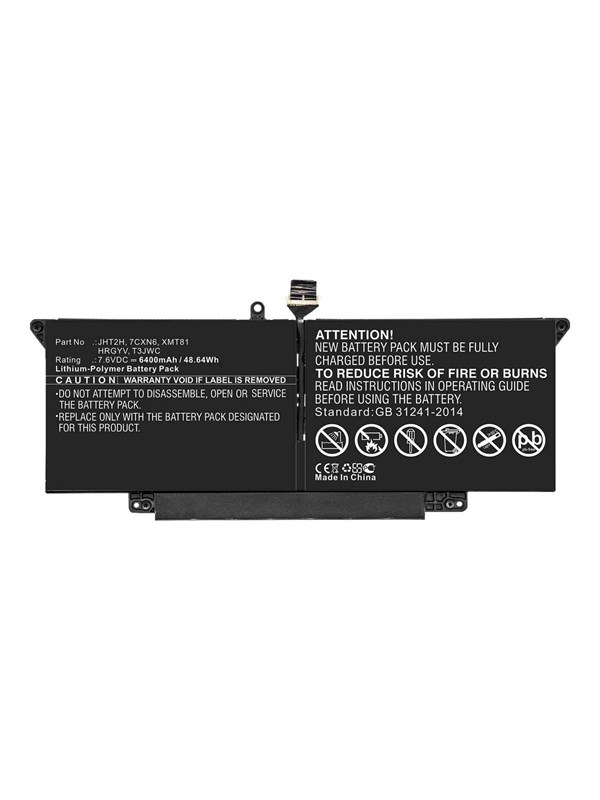 CoreParts - laptop battery - 77 V - Li-pol - 6400 mAh - 4928 Wh