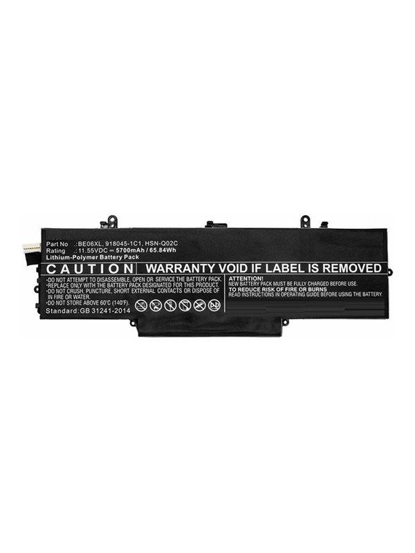 CoreParts - laptop battery - 114V - Li-pol - 5400 mAh - 6156 Wh