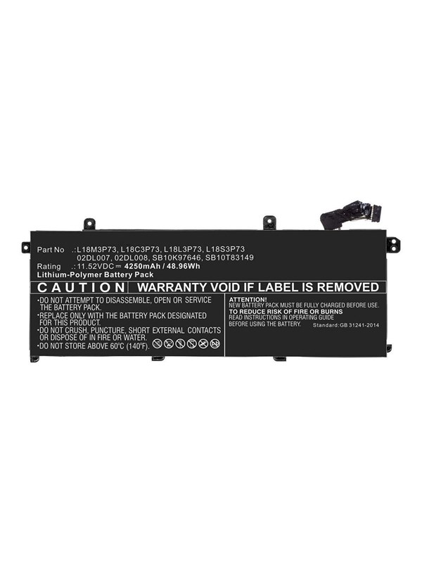 CoreParts - laptop battery - 1152 V - Li-pol - 4250 mAh - 4896 Wh