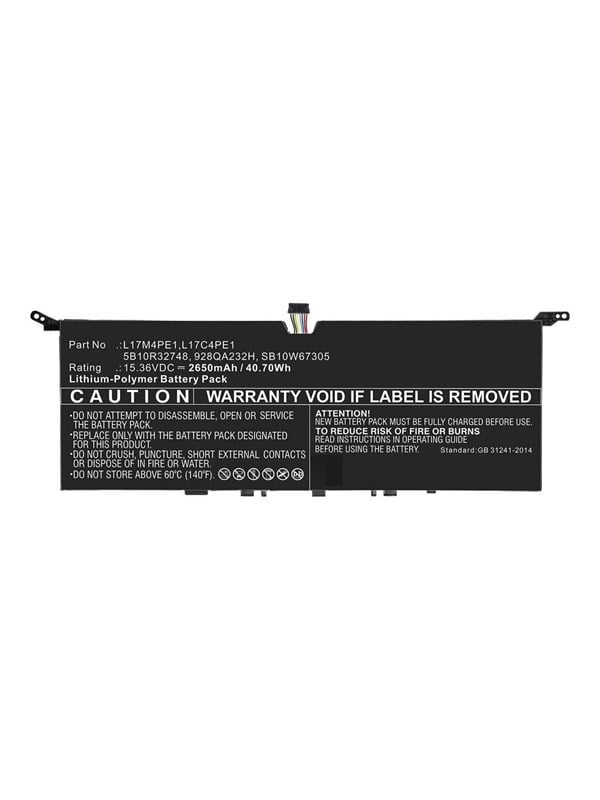 CoreParts - laptop battery - 148 V - Li-pol - 2600 mAh - 3848 Wh