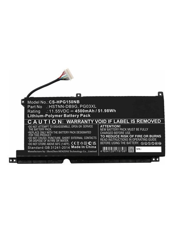 CoreParts - laptop battery - Li-pol - 4500 mAh - 5198 Wh