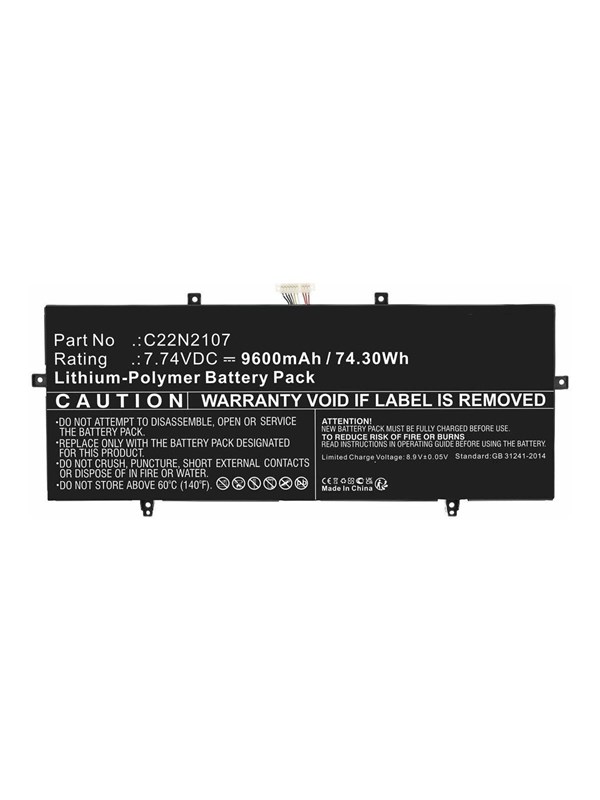 CoreParts - laptop battery - 774V - Li-pol - 9600 mAh - 743 Wh
