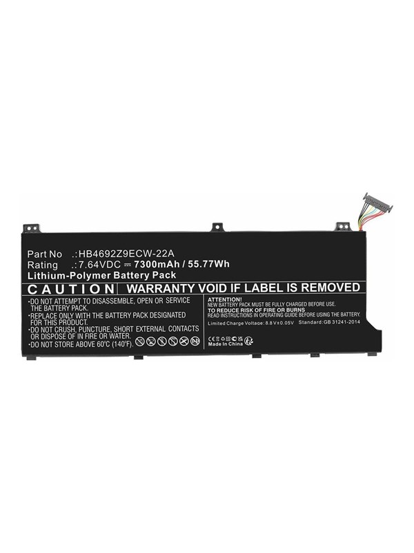 CoreParts - laptop battery - 764V - Li-pol - 7300 mAh - 5577 Wh