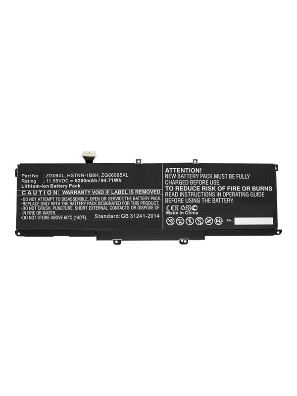 CoreParts - laptop battery - 1155 V - Li-pol - 6200 mAh - 7161 Wh