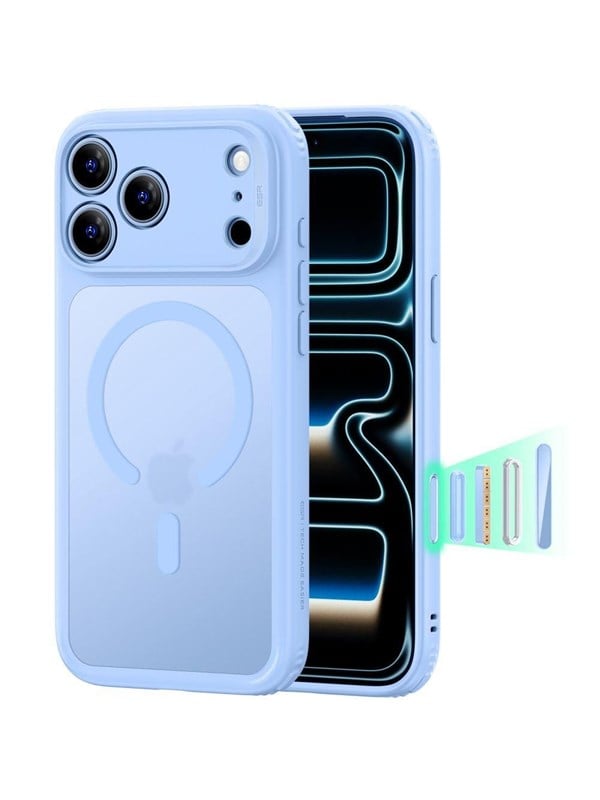 ESR Classic Hybrid MagSafe Case for iPhone 18 Pro Max 17 Pro Max - Light Blue
