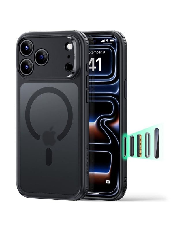 ESR Classic Hybrid MagSafe Case for iPhone 18 Pro Max 17 Pro Max - Black