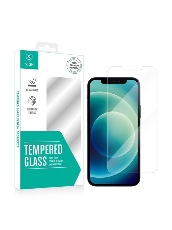 SiGN Tempered Glass Screen Protector for iPhone 12