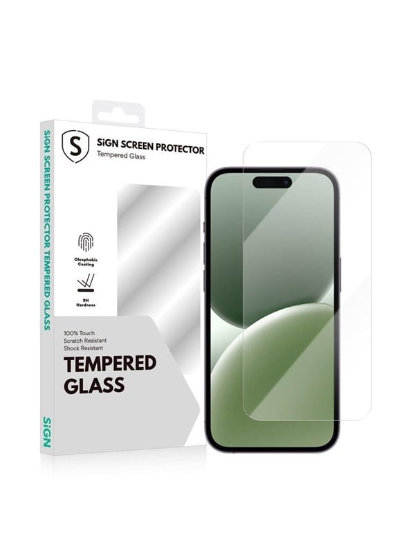 SiGN Tempered Glass Screen Protector for iPhone 17