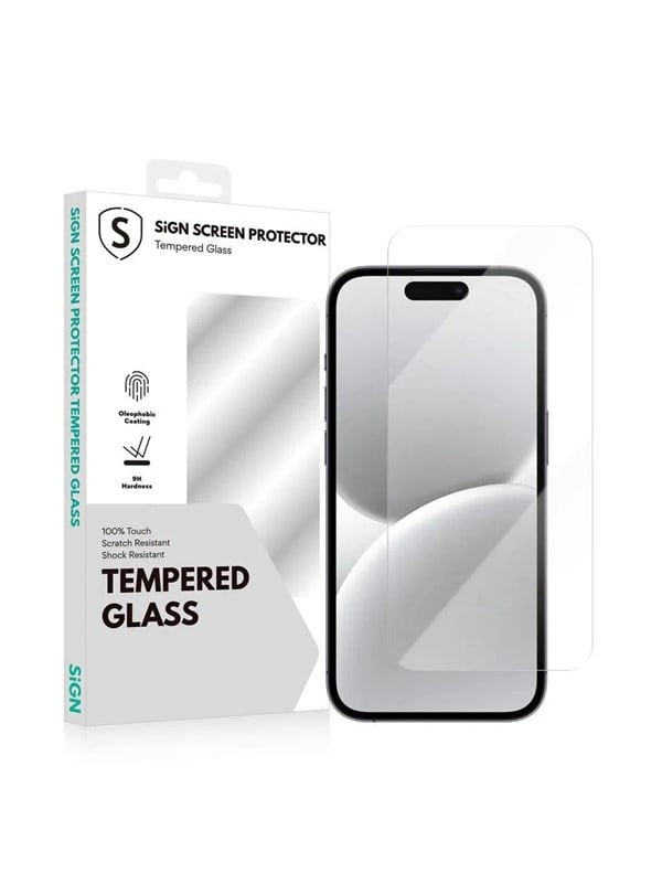 SiGN Tempered Glass Screen Protector for iPhone 17