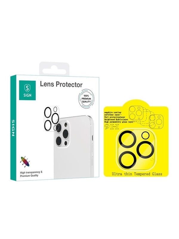 SiGN Lens Protector Tempered Glass for iPhone 14 P