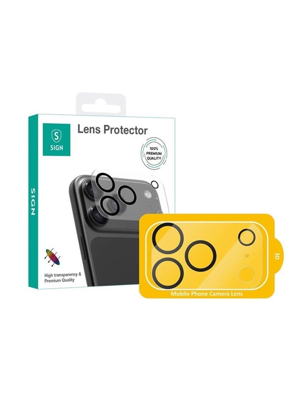 SiGN Lens protector in tempered glass  for iPhone