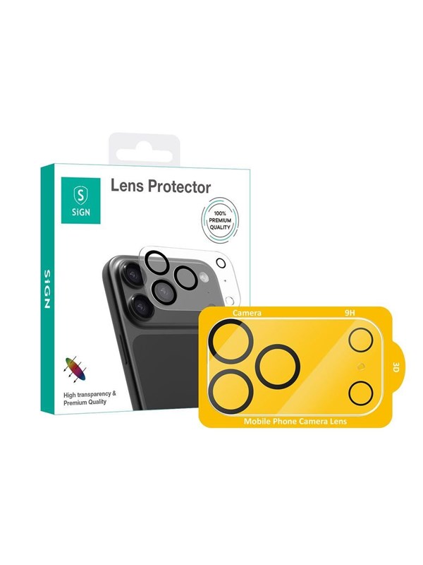 SiGN iPhone 18 Pro MAX Tempered Glass Lens Protect