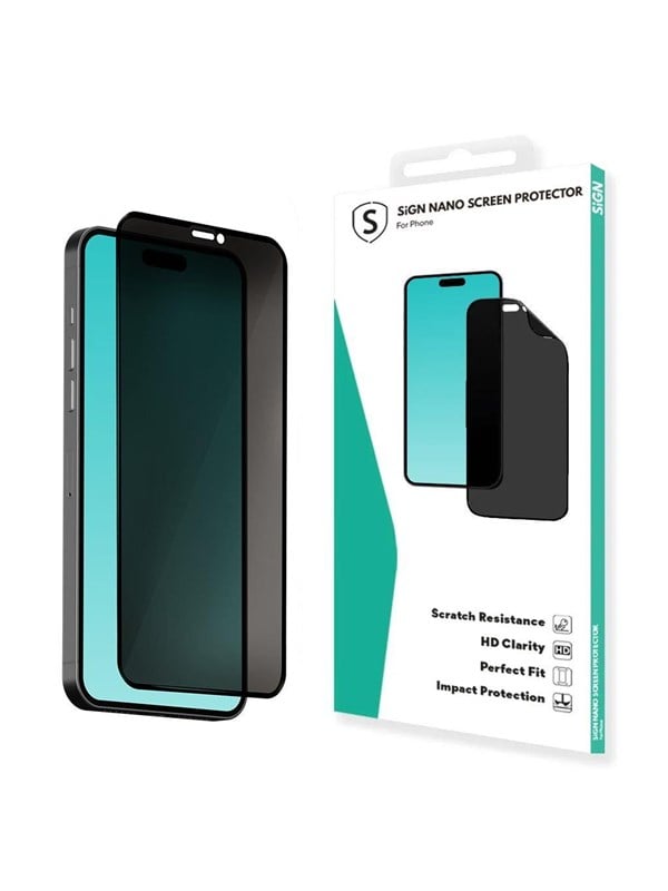 SiGN Strong Nano Privacy Screen Protector for iPho