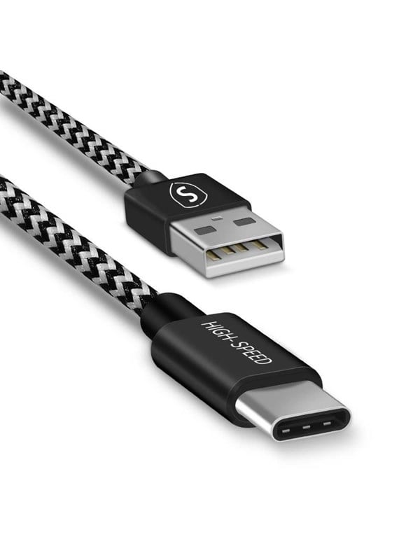 SiGN Skin USB-C Cable 24A 3m - BlackWhite