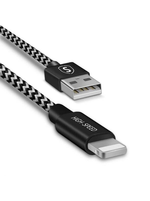 SiGN Skin Lightning Cable 24A 3m - BlackWhite