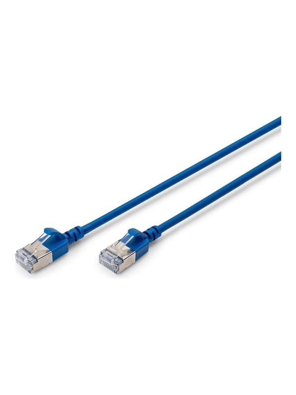 DIGITUS patch cable - 30 cm - blue - Blau