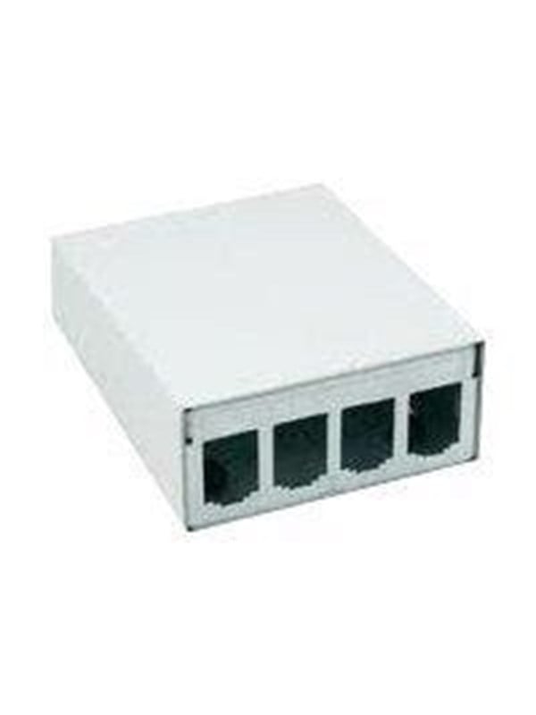 Weiß Metz Connect Modul Ap-Gehäuse 4 Port Rein, Unbestückt 130861-0402-E - Bild 5