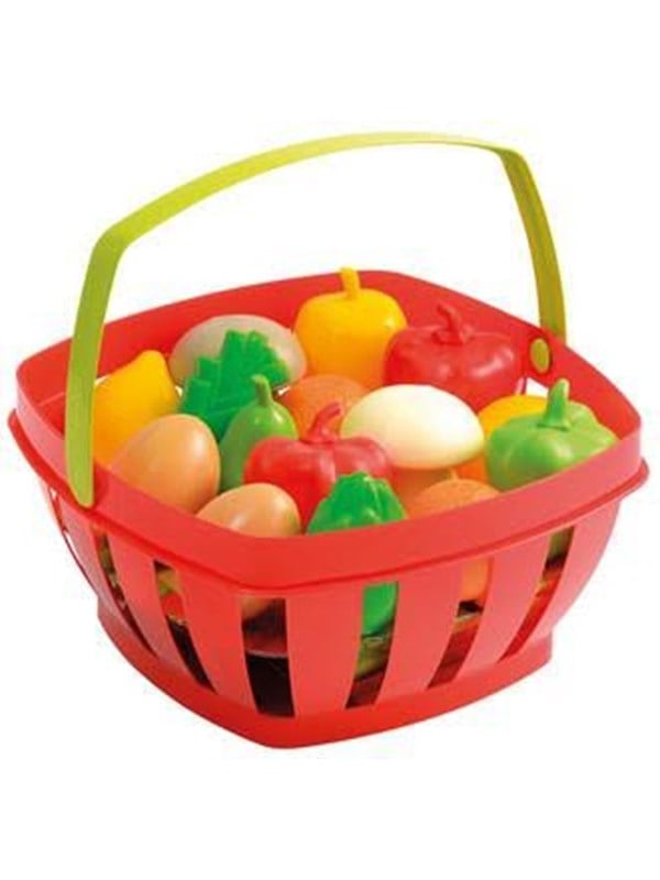 Ecoiffier Korb mObst und Gemse 23cm