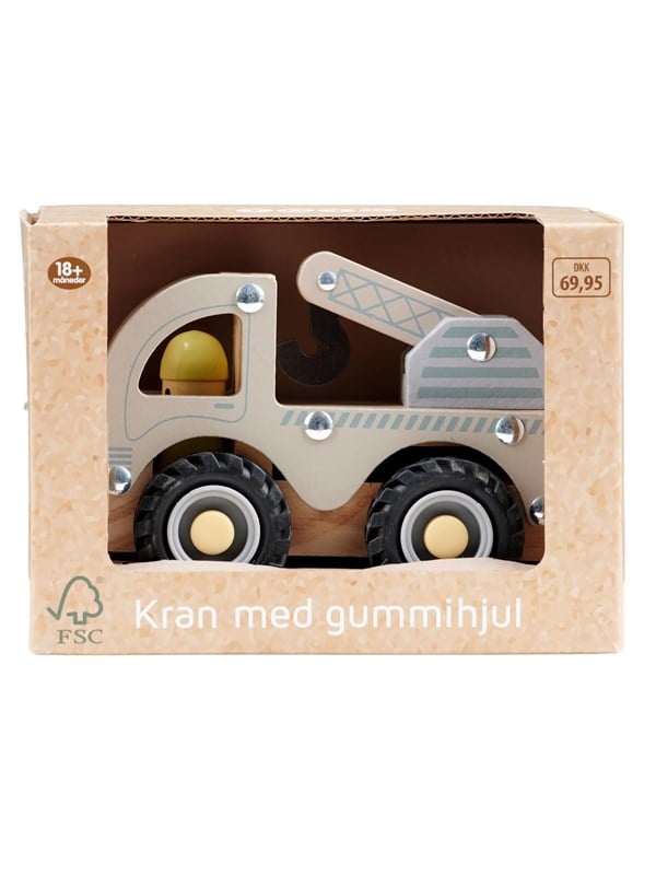Impulse Toys Kran mit Gummirdern aus Holz