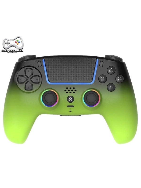 Deep Explorer Pro RGB Wireless PS5 Controller Eclipse Green - Wireless Controller - Sony PlayStation 5