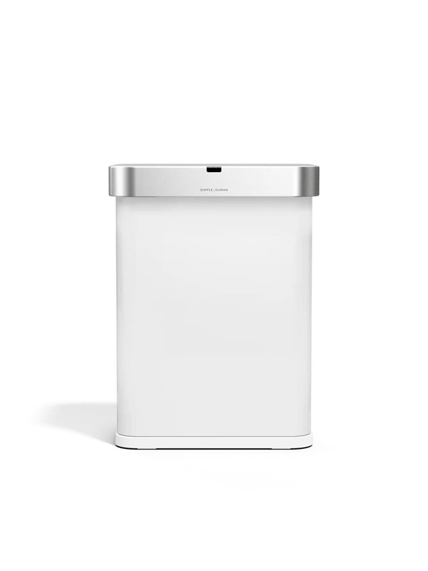 Simplehuman Sensor-Abfalleimer  58 L  wei