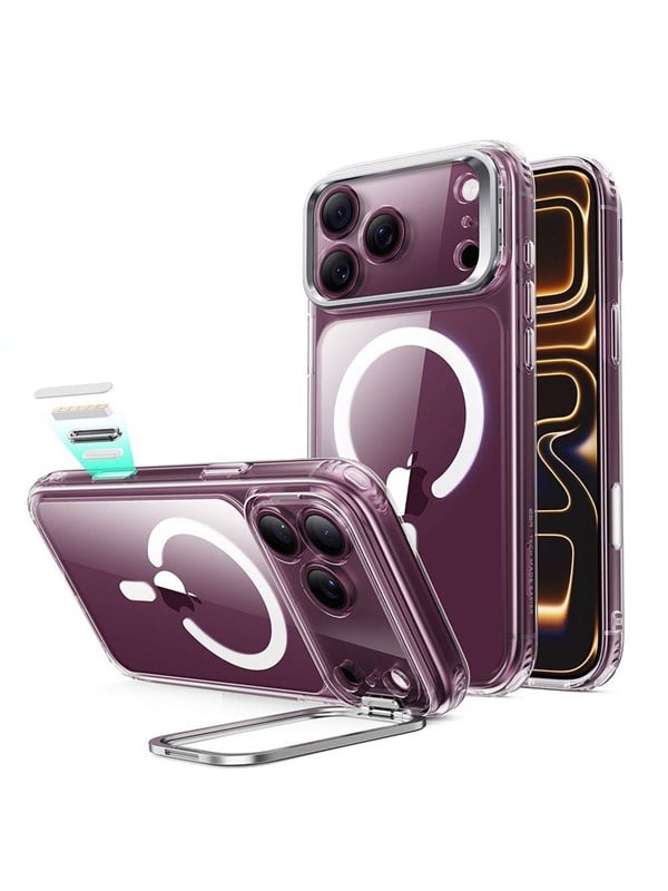 ESR Classic Hybrid Kickstand MagSafe Case for iPhone 18 Pro Max 17 Pro Max - Clear