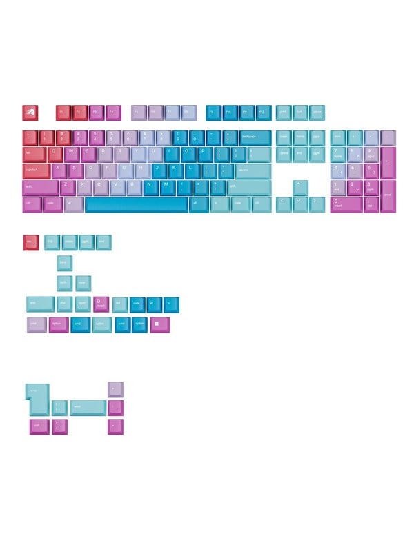 Glorious GPBT Gradient Keycaps - Daydream - US