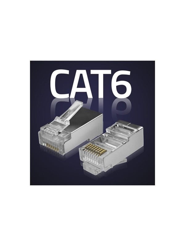 Qoltec network connector - silver