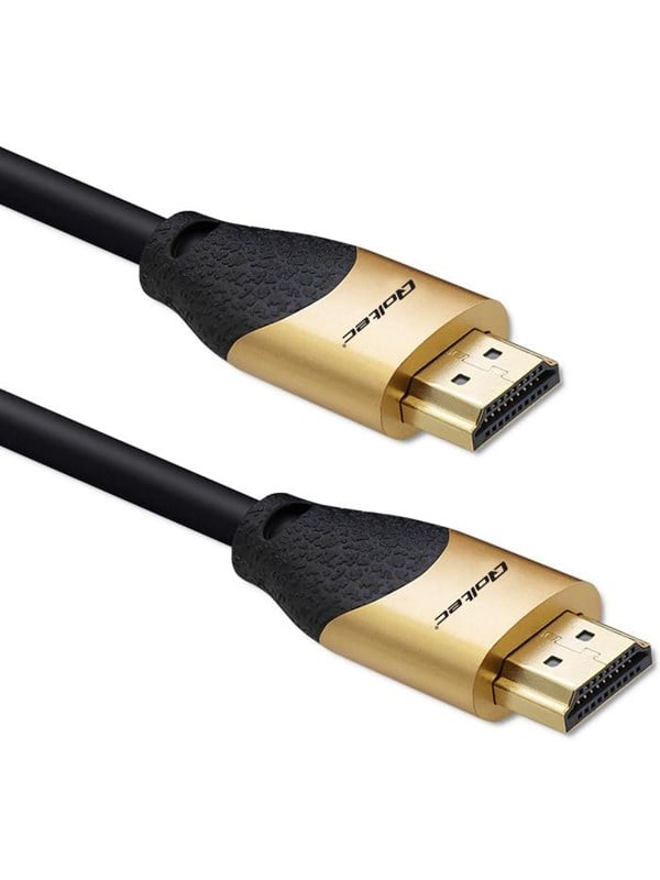 Schwarz Qoltec 50355 Kabel Hdmi V2.1 Ultraultra High Speed 8K 60 Hz 28 Awg Gold 2M - Bild 3