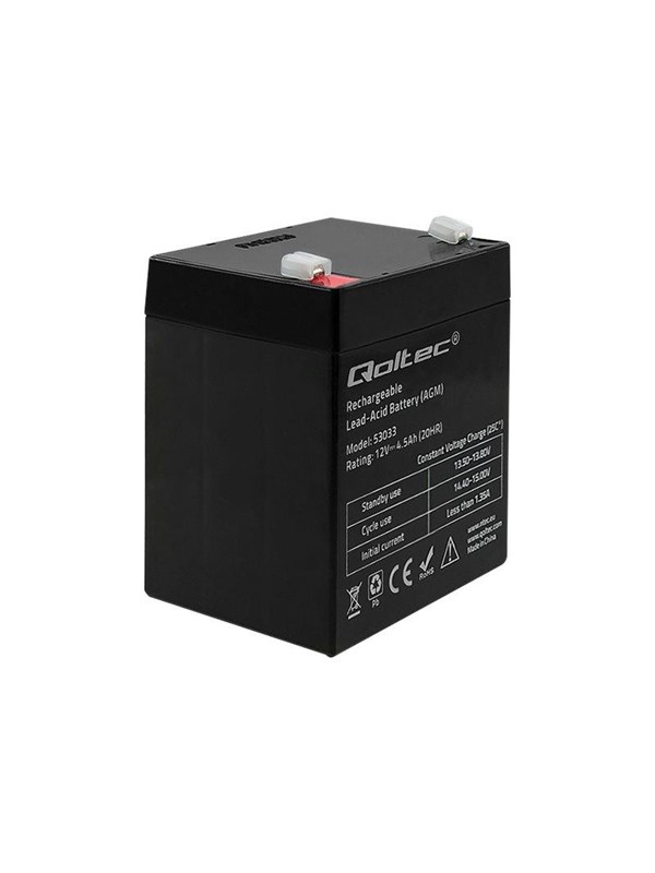 Qoltec - UPS battery - Lead Acid - 45 Ah