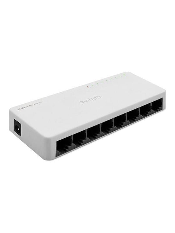 Qoltec - switch - 8 ports - unmanaged