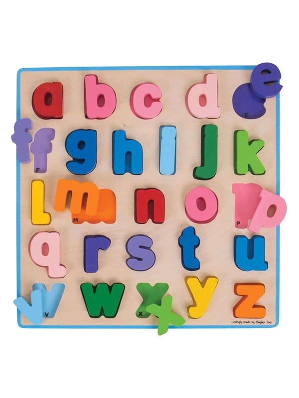 Bigjigs Wooden Alphabet Puzzle - 26 pieces