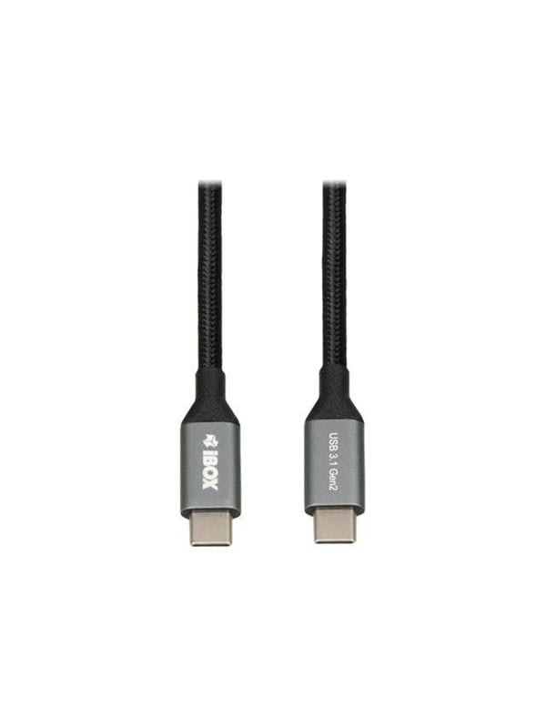 Schwarz I-Box Usb C/Usb C, 50 Cm Usb Cable 3.2 Gen 2 (3.1 Gen 2) Black - Bild 3