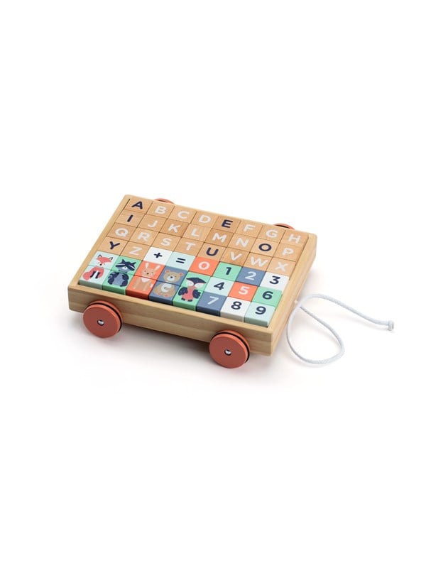 Moover Kleiner Wagen mit Bausteinen