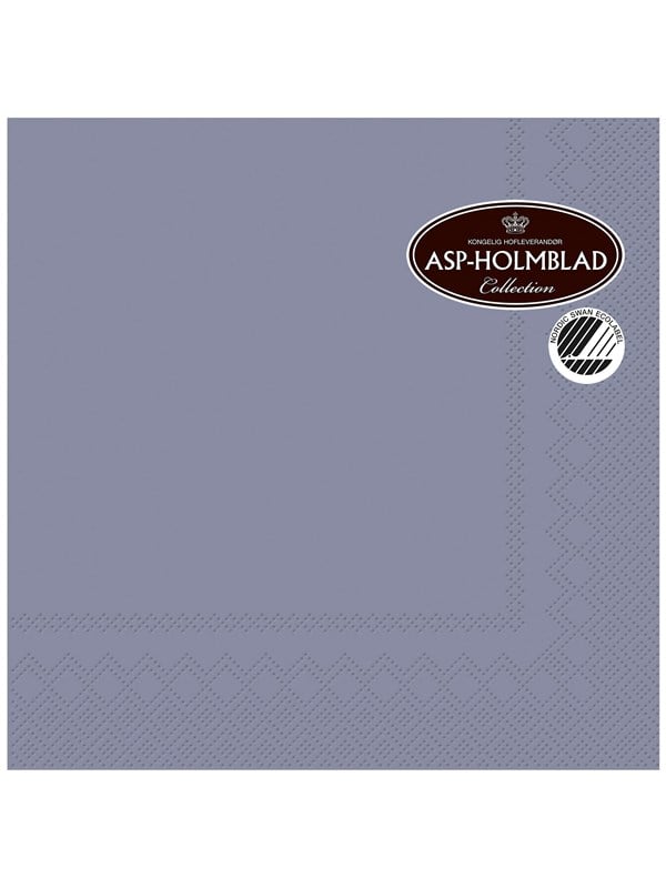 Asp-Holmblad 20stk Servietter 40cm 3-lag Ensfarvet Stvbl
