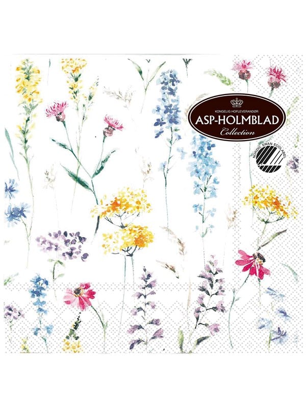 Asp-Holmblad 20stk Servietter 33cm 3-lag SUMMER MEADOW