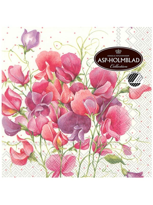 Asp-Holmblad 20stk Servietter 33cm 3-lag VICKY PINK