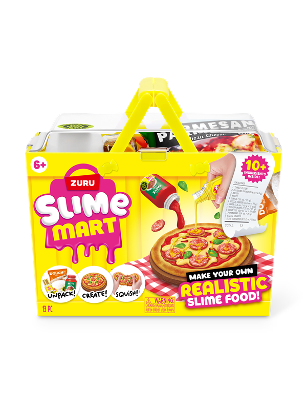 Slime Mart Small Shopping Basket Pizza S1