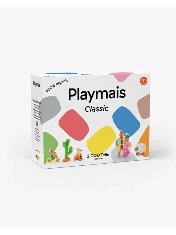 PlayMais Polizeiauto mit Garage Spielset