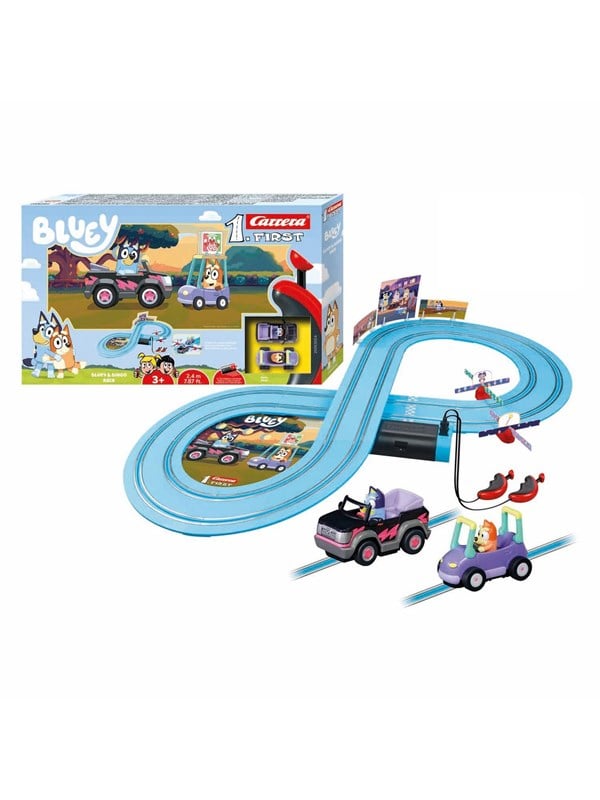 Carrera FirstFirst Race Track - Bluey  Bingo Race 24m