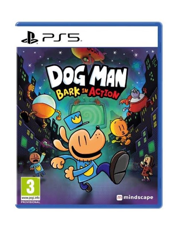 Dog Man Bark in Action - Sony PlayStation 5 - Platformer - PEGI 3