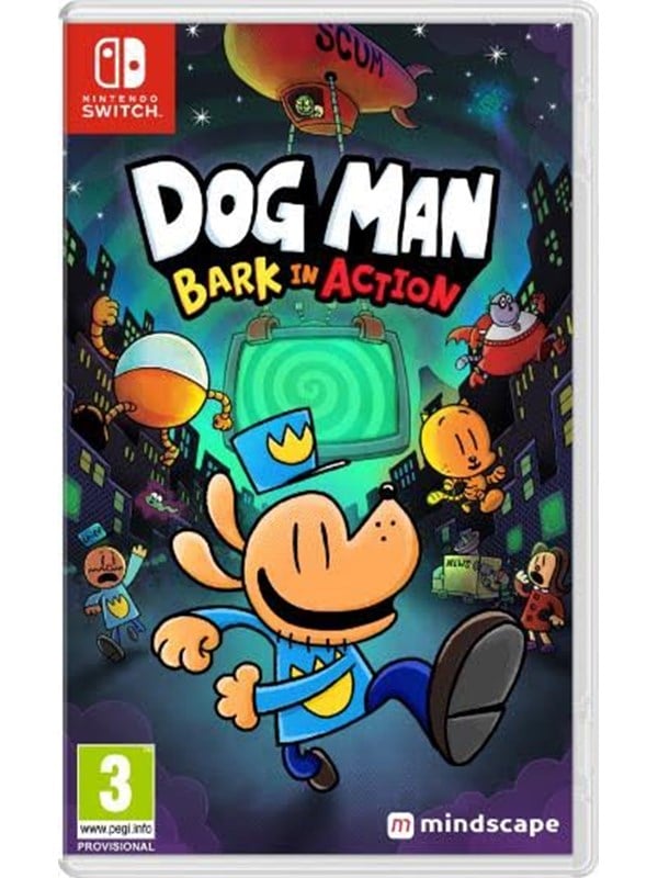 Dog Man Bark in Action - Nintendo Switch - Platformer - PEGI 3