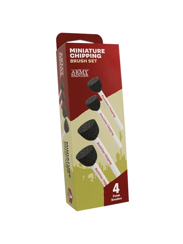 The Army Painter Miniature Chipping Brush Set