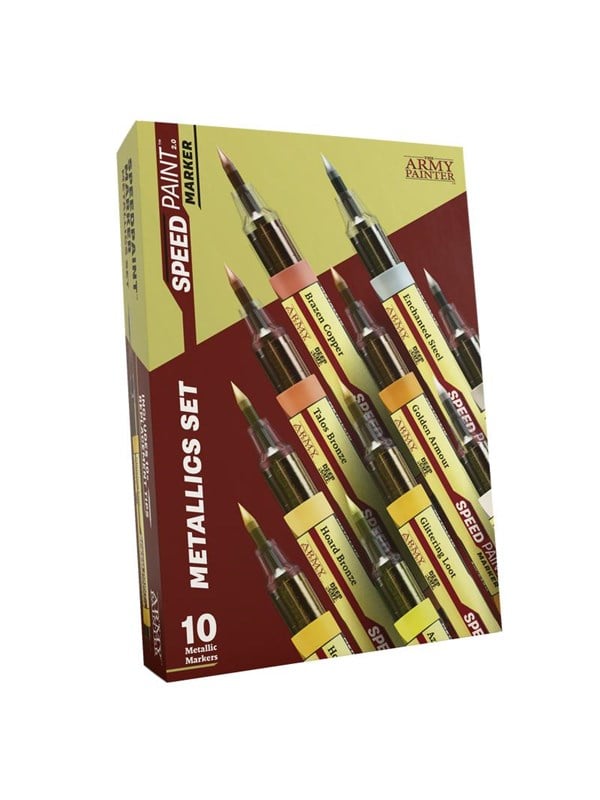 The Army Painter Speedpaint Marker Metallics Set