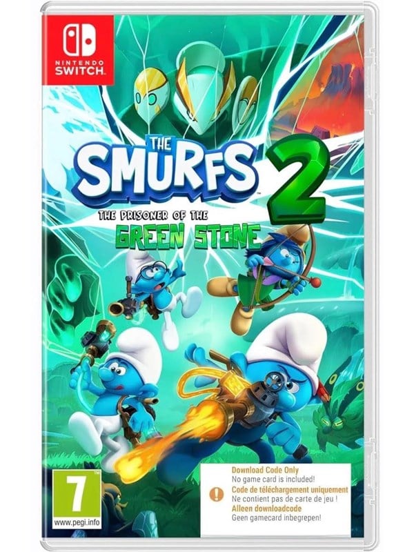 The Smurfs 2 The Prisoner of the Green Stone Code in a Box - Nintendo Switch - Plattform - PEGI 7