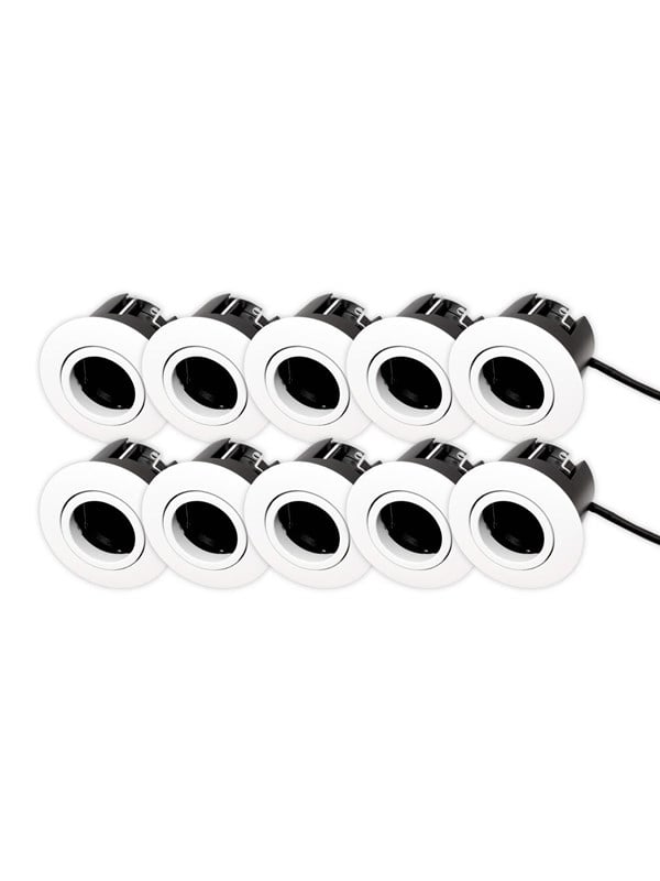 Scan Products Luna Quick Install 20 Einbauspot GU10 mattwei - 10 Stk