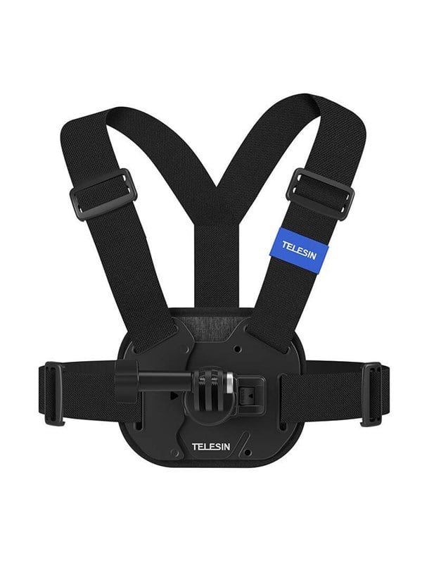 TELESIN Quick Release Borstband Mount Riem Mount voor GoPro Hero 13 12 11 10 9 8 7 6 5 Insta360 SJCAM DJI OSMO Action